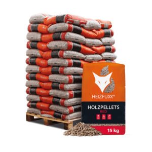 Heizfuxx Holzpellets Hartholz 6 mm ENplus A1 15 kg x 65 Sack
