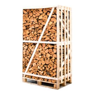 Palette kammergetrocknetes gespalten Erle Brennholz 25cm