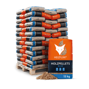 Heizfuxx Holzpellets Weichholz 6 mm ENplus A1 15 kg x 65 Sack