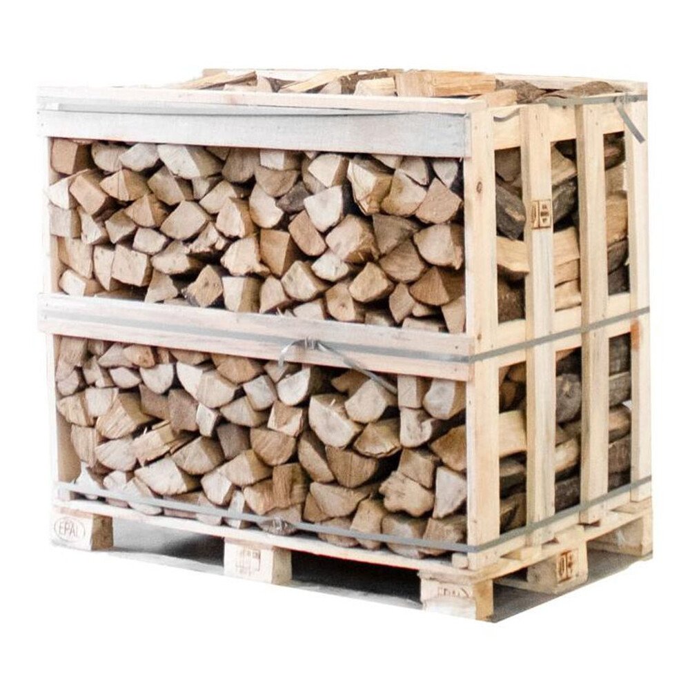 Halbe palette kammergetrocknetes gespalten Erle Brennholz 25cm – Bild 9