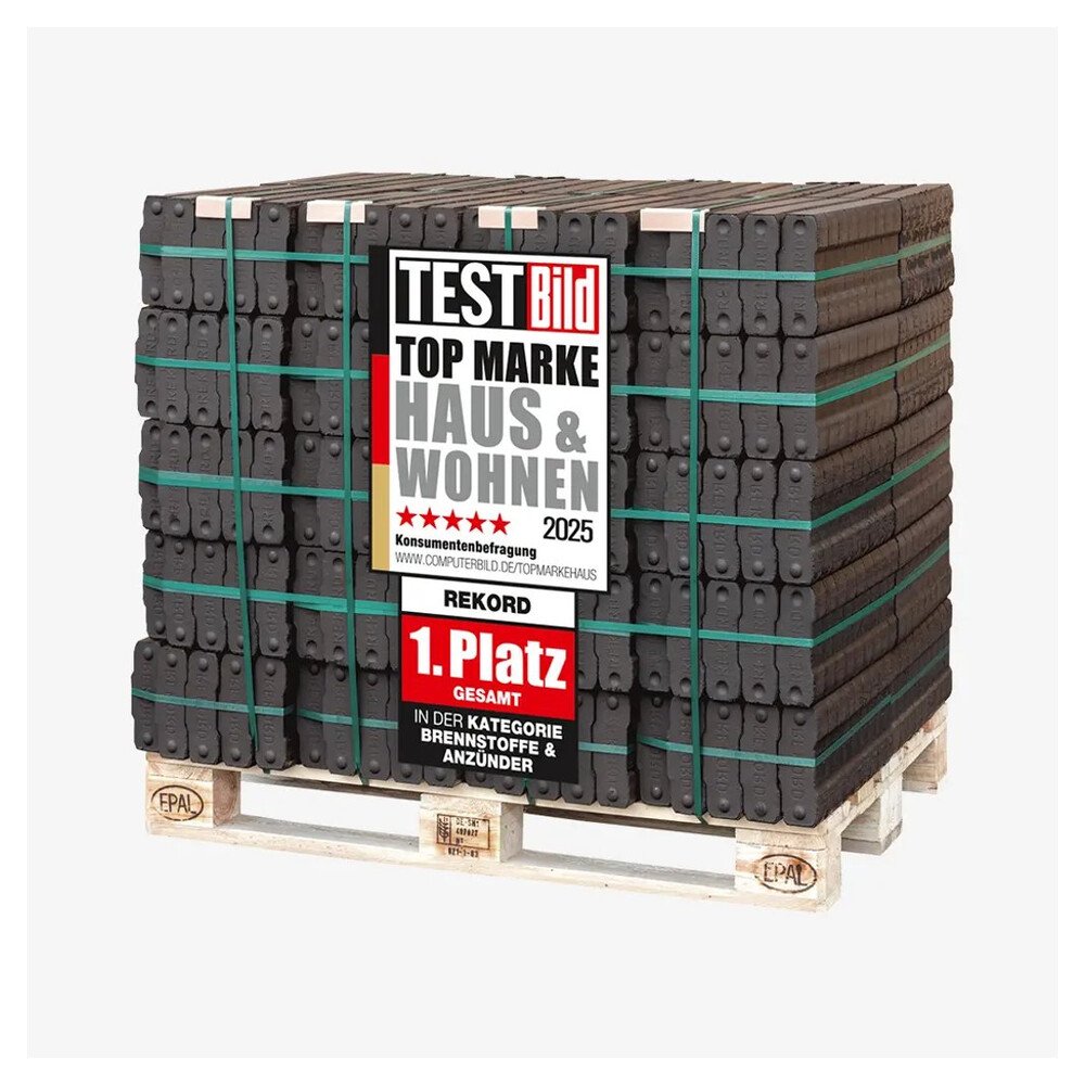 Rekord Braunkohle 25 kg x 40 Bündel
