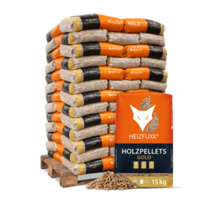 Heizfuxx Holzpellets Weichholz 6 mm ENplus A1 HD-Qualität 15 kg x 65 Sack