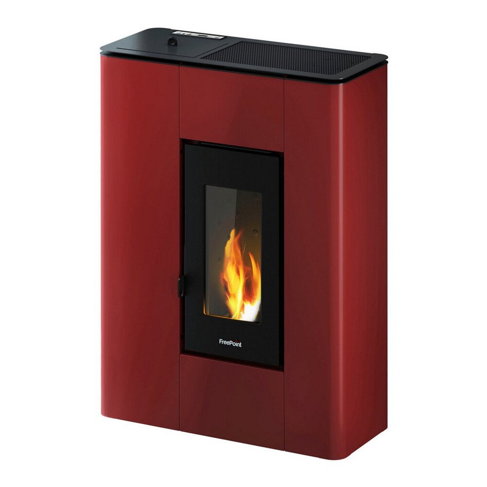 Freepoint Pelletofen »Atrium 5« Bordeaux, 5,2 kW, Zeitbrand – Bild 3