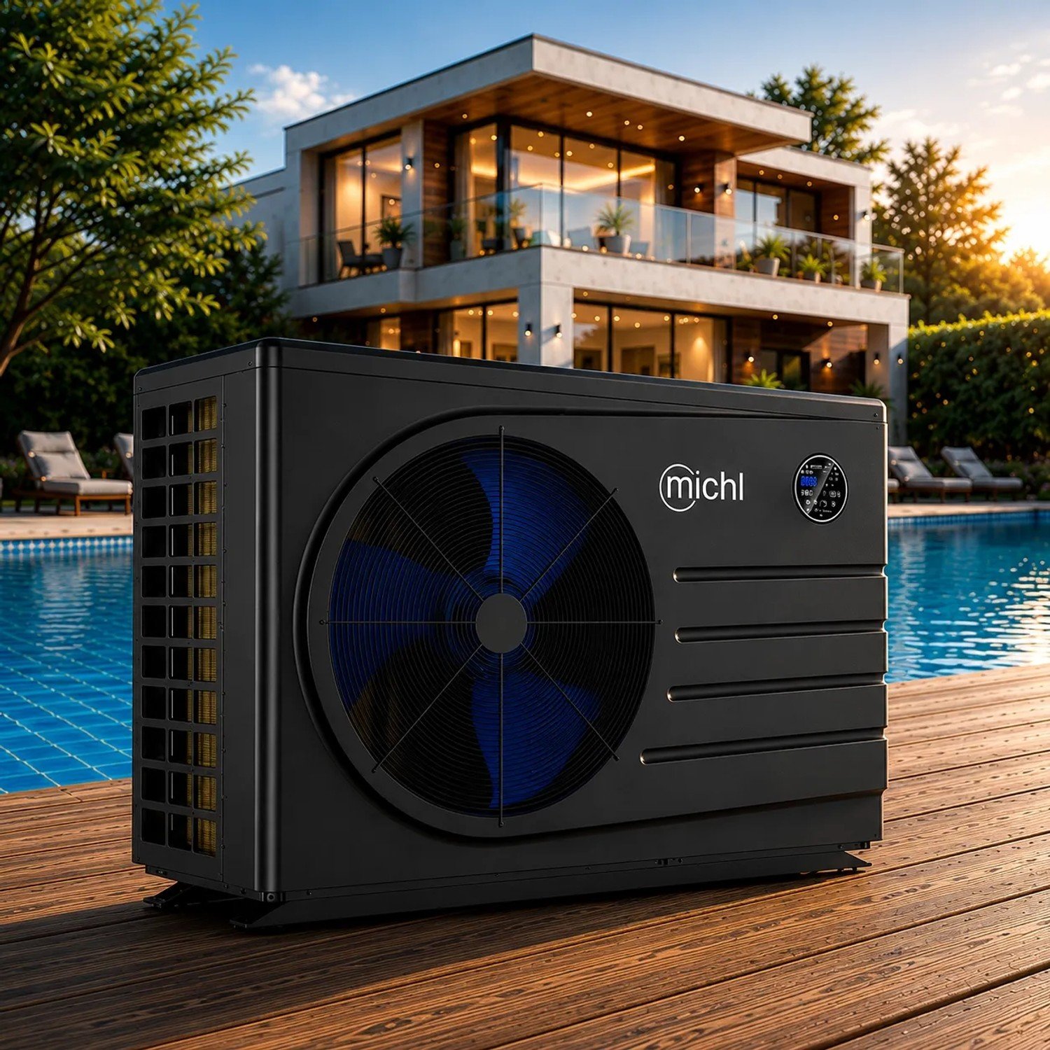 MIchl Inverter Pool-Wärmepumpe M-PWP2 9,0-2,2 kW – Bild 4