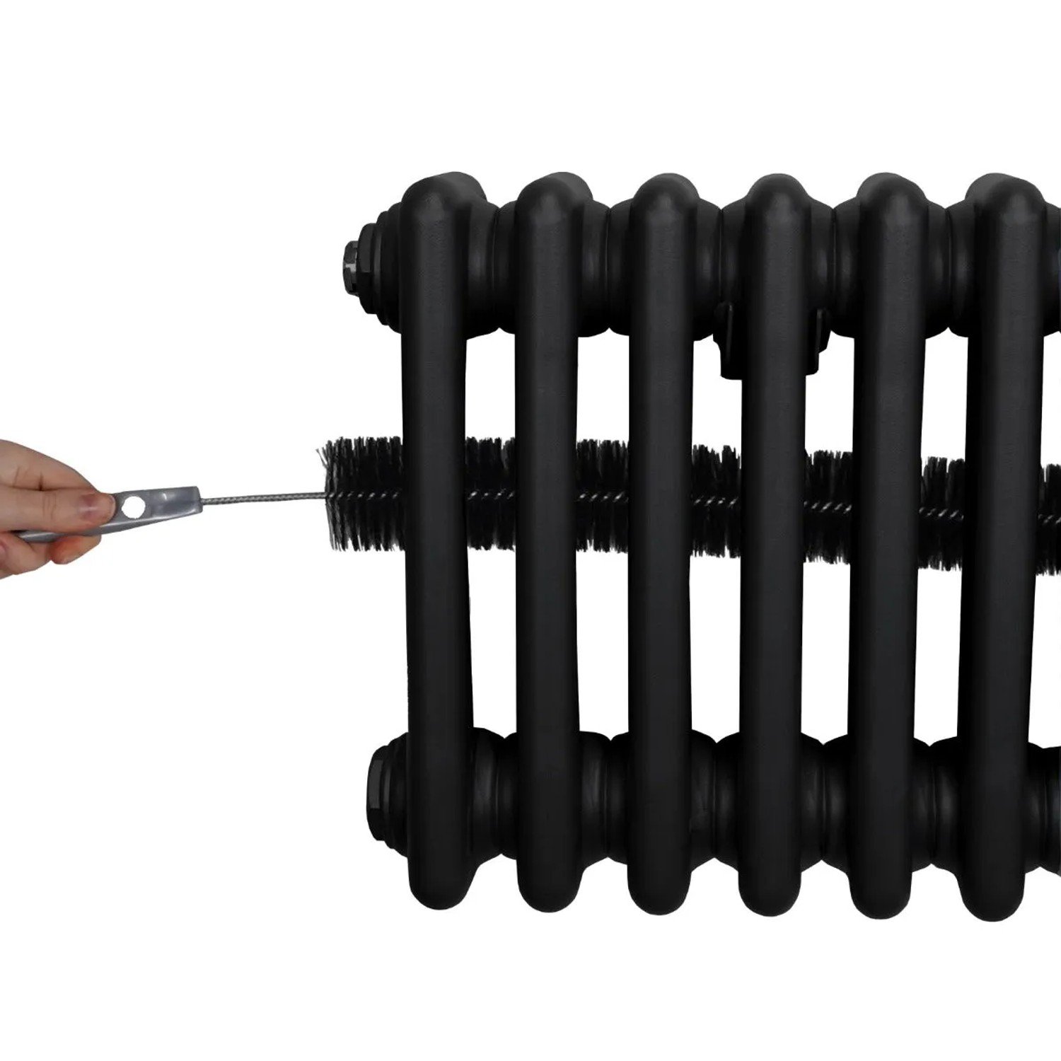 Monstershop Traditioneller 3 Spalten Heizkörper 1800 x 562 mm Schwarz – Bild 5