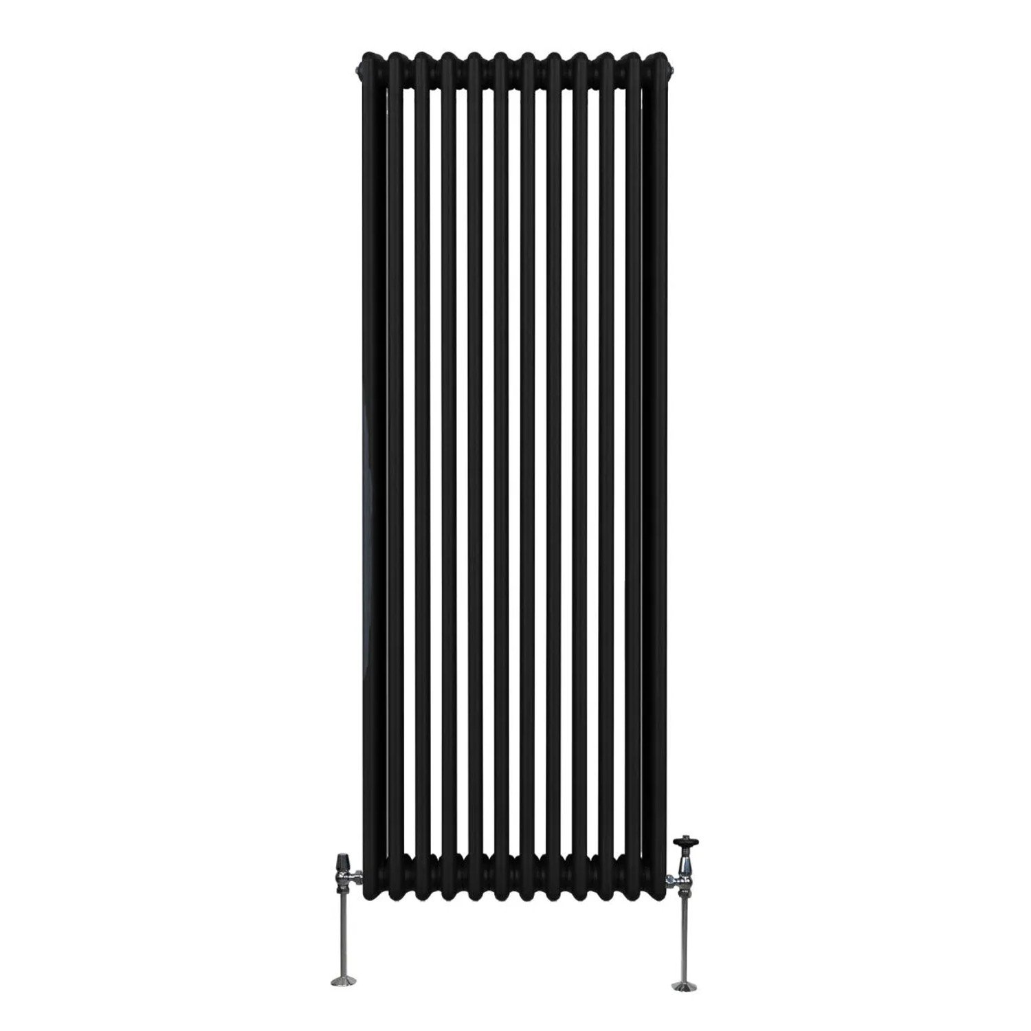 Monstershop Traditioneller 3 Spalten Heizkörper 1800 x 562 mm Schwarz