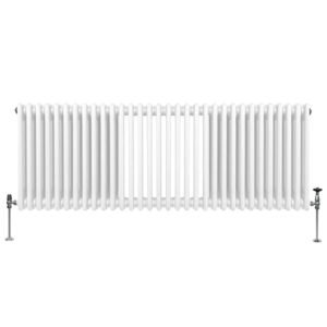 Monstershop Traditioneller 3 Spalten Heizkörper 600 x 1462 mm Weiß