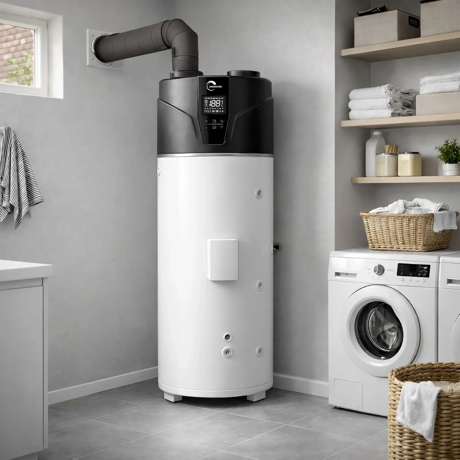 Sannover Thermodynamischer Monoblock-Warmwasserbereiter Stelios 200 L – Bild 3