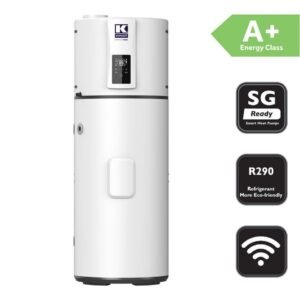 Haier Warmwasser-Wärmepumpe Kwikot by Haier 250 Liter Brauchwasserwärmepumpe Trinkwasser HP250M7C, Energieklasse A+