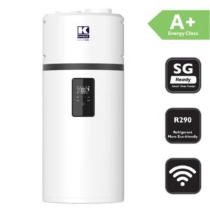 Haier Warmwasser-Wärmepumpe Kwikot by Haier Brauchwasserwärmepumpe Trinkwasser HP150M8-9 150L R290, Energieklasse A+