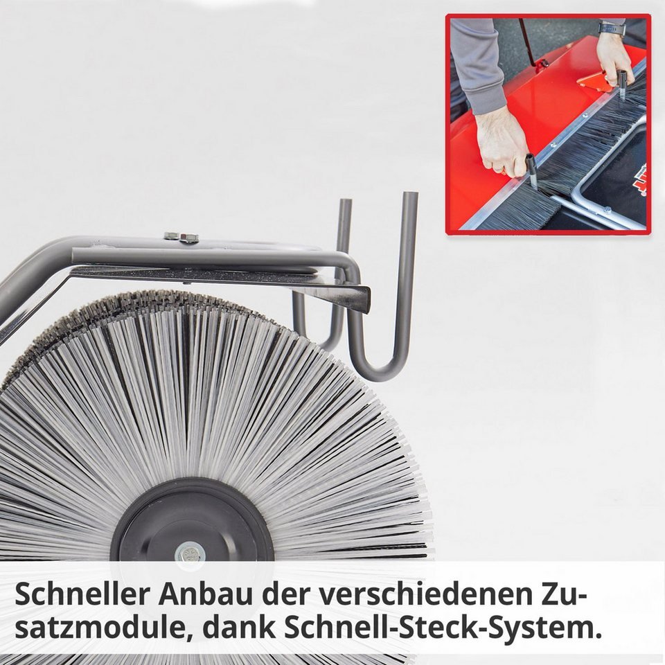 Hecht Benzin-Kehrmaschine 8680 SE mit Elektrostart 6,5 PS, 80,00 cm Arbeitsbreite, LED-Scheinwerfer, 196 cm³ – Bild 8