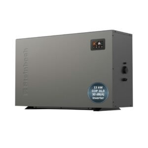 Steinbach Pool-Wärmepumpe "Silent 13" (Modell 2026), für Pools bis 60.000l, 13 kW Heizleistung