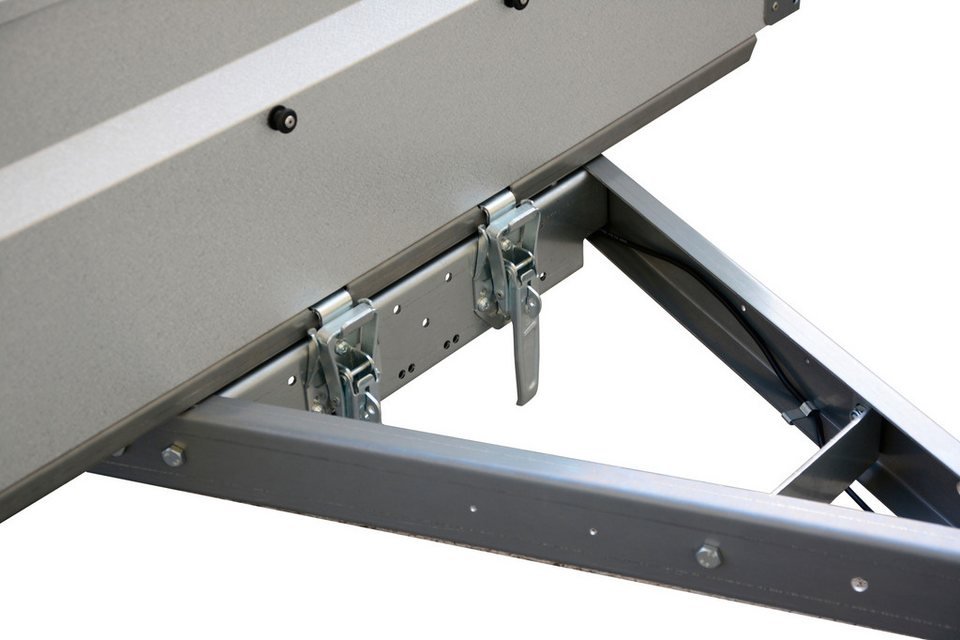 STEMA PKW-Anhänger Basic 750 Kippsdeichsel, max. 554 kg, 2-tlg., inkl. Gitteraufsatz – Bild 6