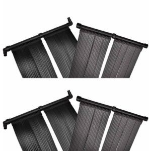 vidaXL Pool-Wärmepumpe 80 x 620 cm Solar-Panel für Poolheizung 4 Stk 80x620 cm Solar Poolheiz