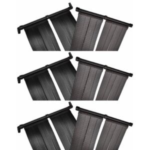vidaXL Pool-Wärmepumpe 80 x 620 cm Solar-Panel Poolheizung 6 Stk 80x620 cm Solar Poolheizung